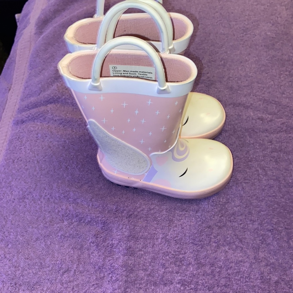 Baby Girl unicorn Rain Gear - Picture 5 of 8